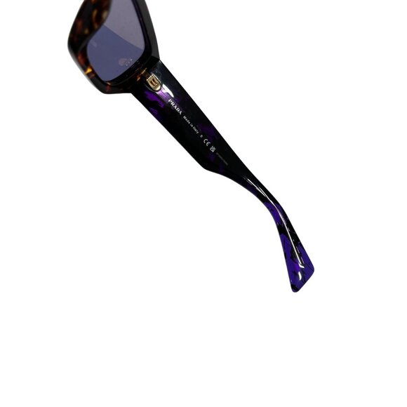 Prada Round Unisex Glasses in Havana - Picture 5 of 6